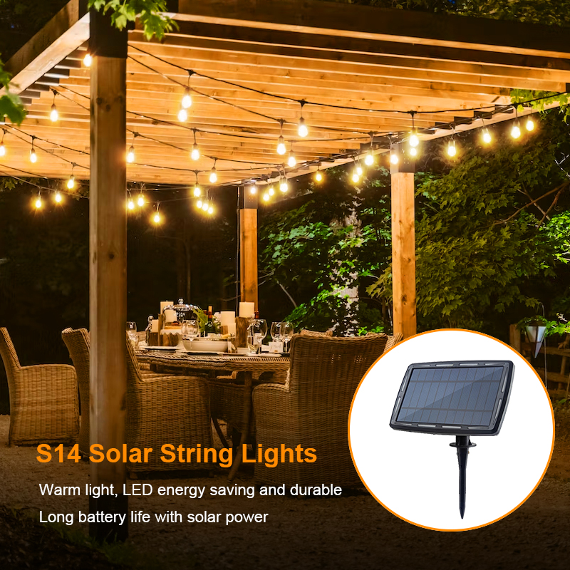 HCP094  S14太阳能灯串